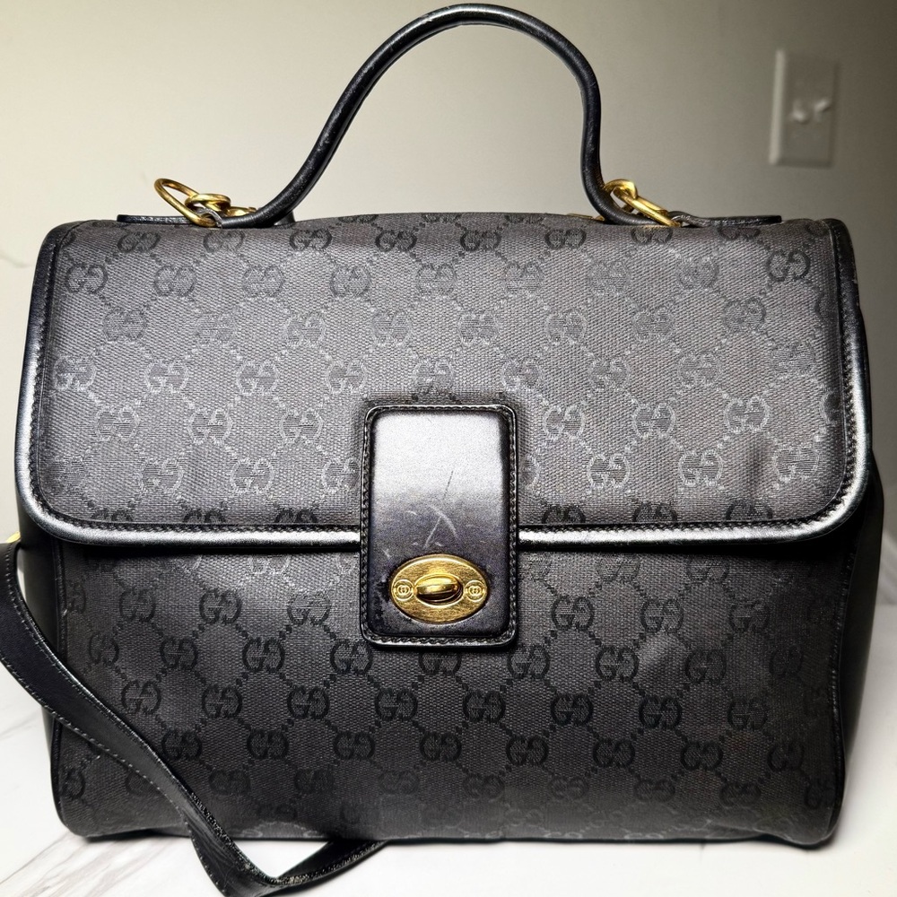 GUCCI Micro GG Satin Crossbody bag